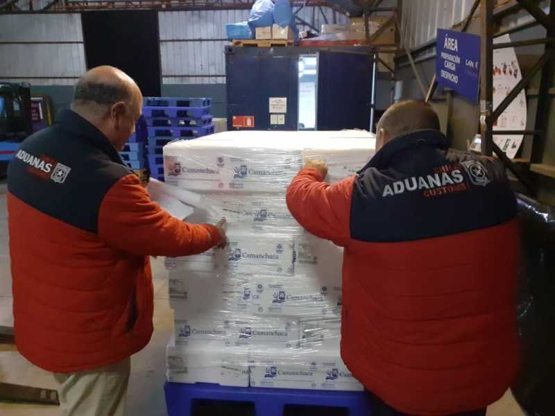 Vía Lima: Aduanas califica como hito exportación de salmones desde Concepción a Miami