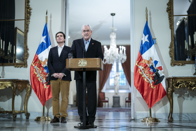 Presidente Piñera da a conocer condiciones en que la banca entregará créditos con garantías estatales