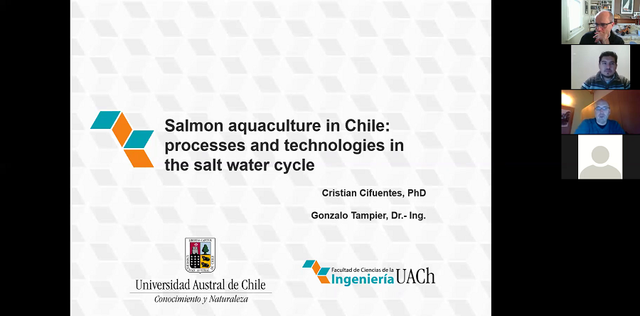 Chilenos exponen sobre los desafíos tecnológicos en acuicultura a estudiantes de Australia