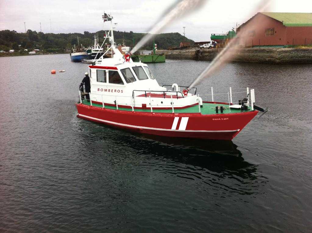 Puerto Montt tendrá la primera embarcación para combatir incendios marítimos en el canal e isla Tenglo
