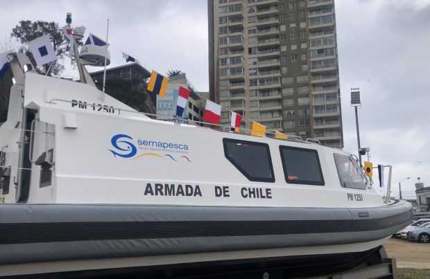 Sernapesca recibe primera embarcación con dedicación exclusiva para fiscalizar la acuicultura