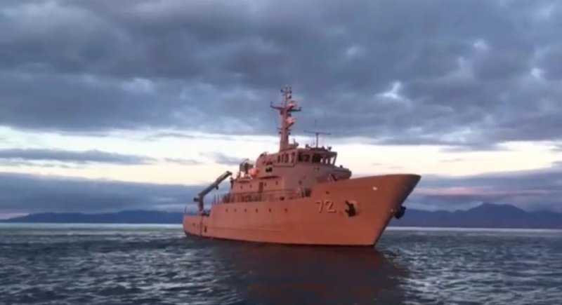 Patrullero “Ortiz” realizó tareas de mantenimiento de señalización marítima