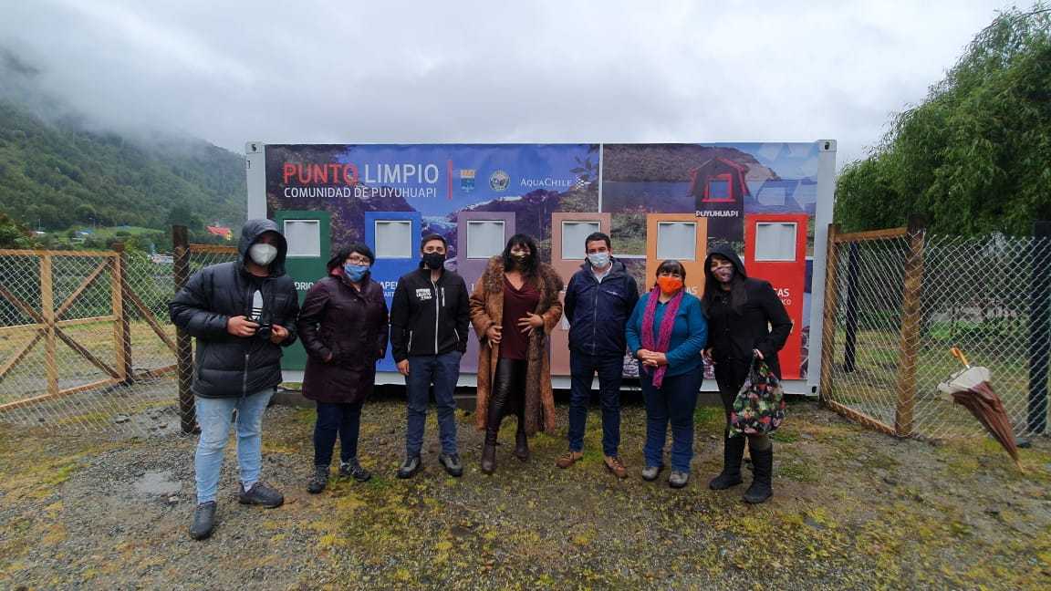 Comunidad de Puyuhuapi inaugura punto limpio con apoyo de AquaChile