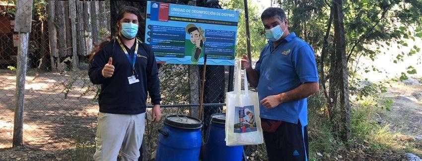 Sernapesca instala estación de desinfección de didymo en Ñuble