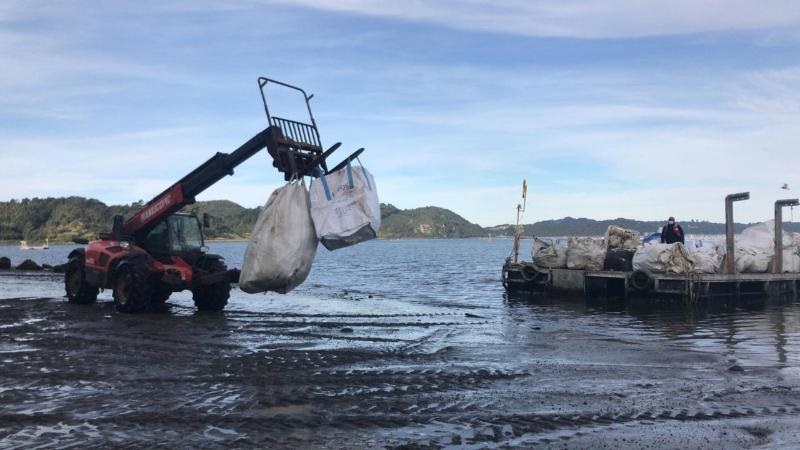Chiloé: Concluye limpieza de playas en isla Lemuy