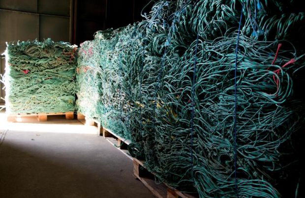 «Segunda vida»: El convenio que busca recuperar 4.500 toneladas de redes de pesca en desuso (foto Alpescas | Bureo)