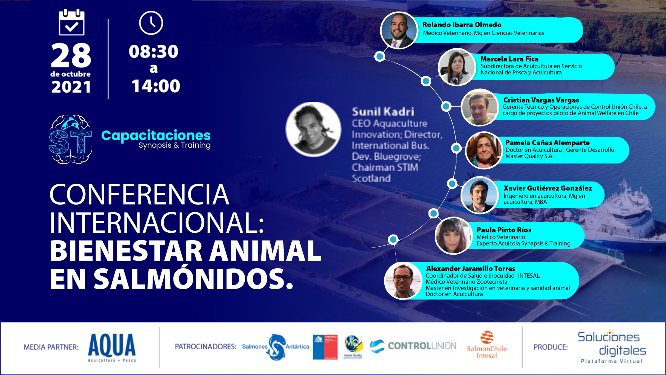 Atención: Mañana se realizará la conferencia internacional de “Bienestar Animal en Salmónidos”