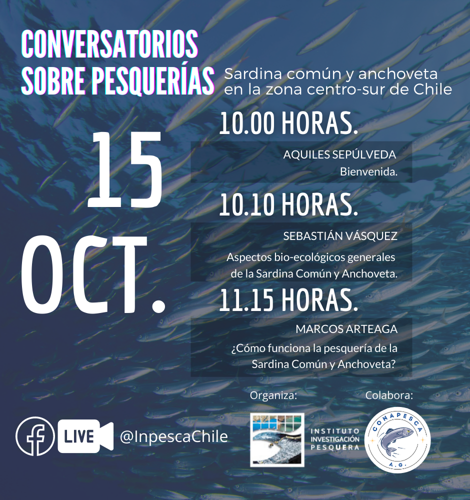 Este viernes: Inpesca y Conapesca invitan a conversatorio sobre sardina y anchoveta