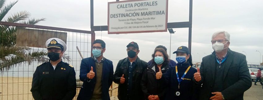 Sernapesca recibe destinación de caleta Portales de Valparaíso