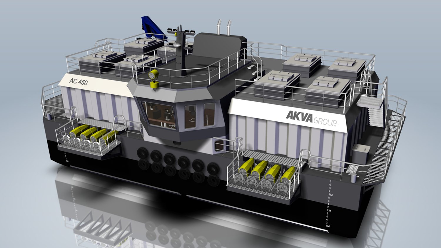 AKVA firma nuevo acuerdo para proveer barcaza de alimentación en Islandia