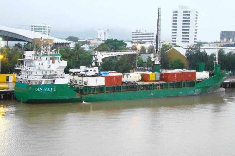 Magallanes: Autoridad Marítima activa operativo ante varada de buque que carga alimento para peces
