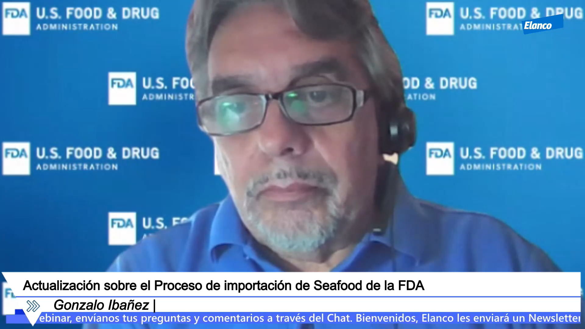 Elanco: Se realizó webinar sobre proceso de importación de seafood de la FDA