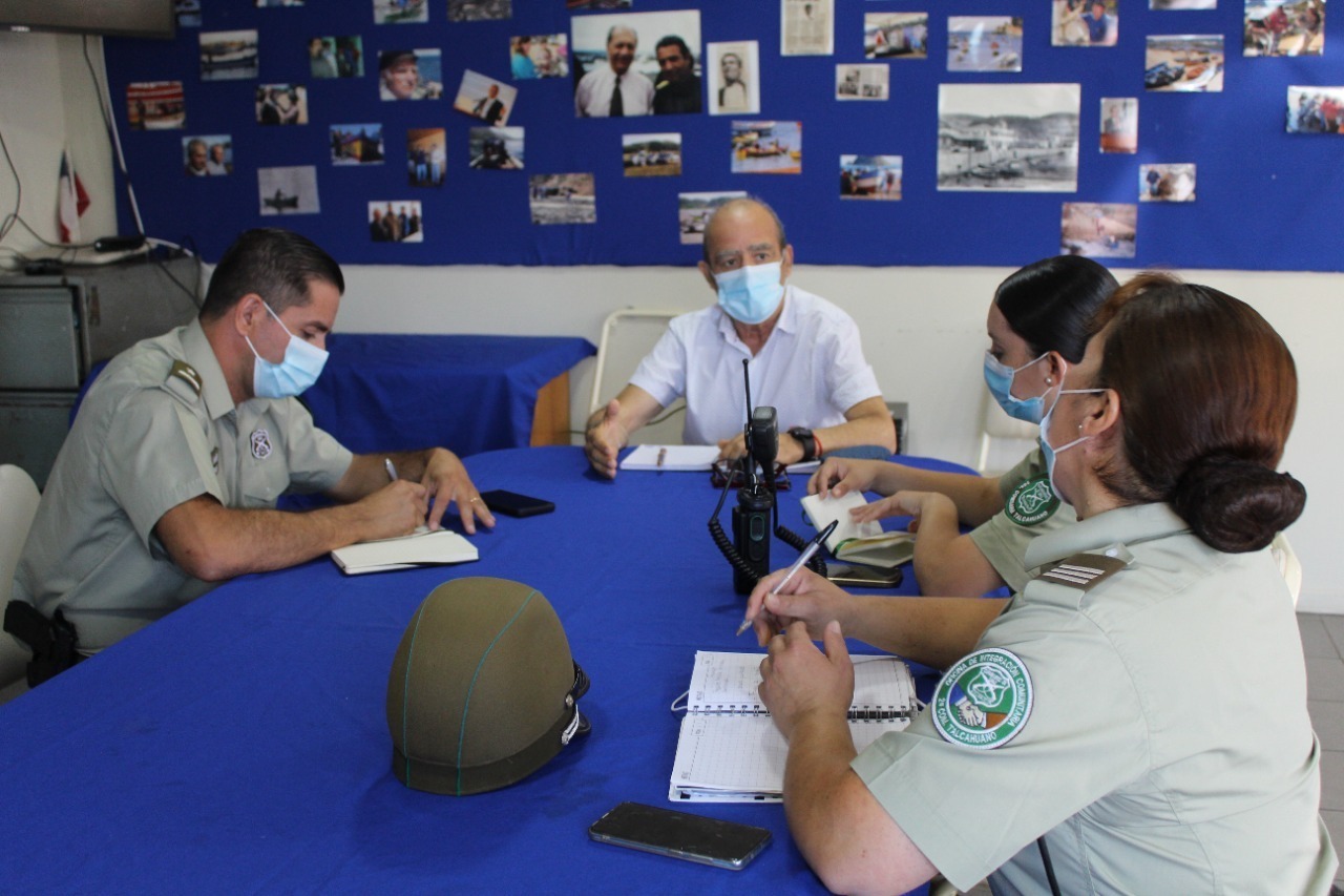 Ferepa se reunió con oficiales de la segunda Comisaria de Carabineros de Talcahuano