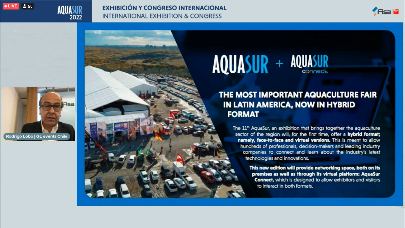 Se realizó webinar informativo de AquaSur 2022