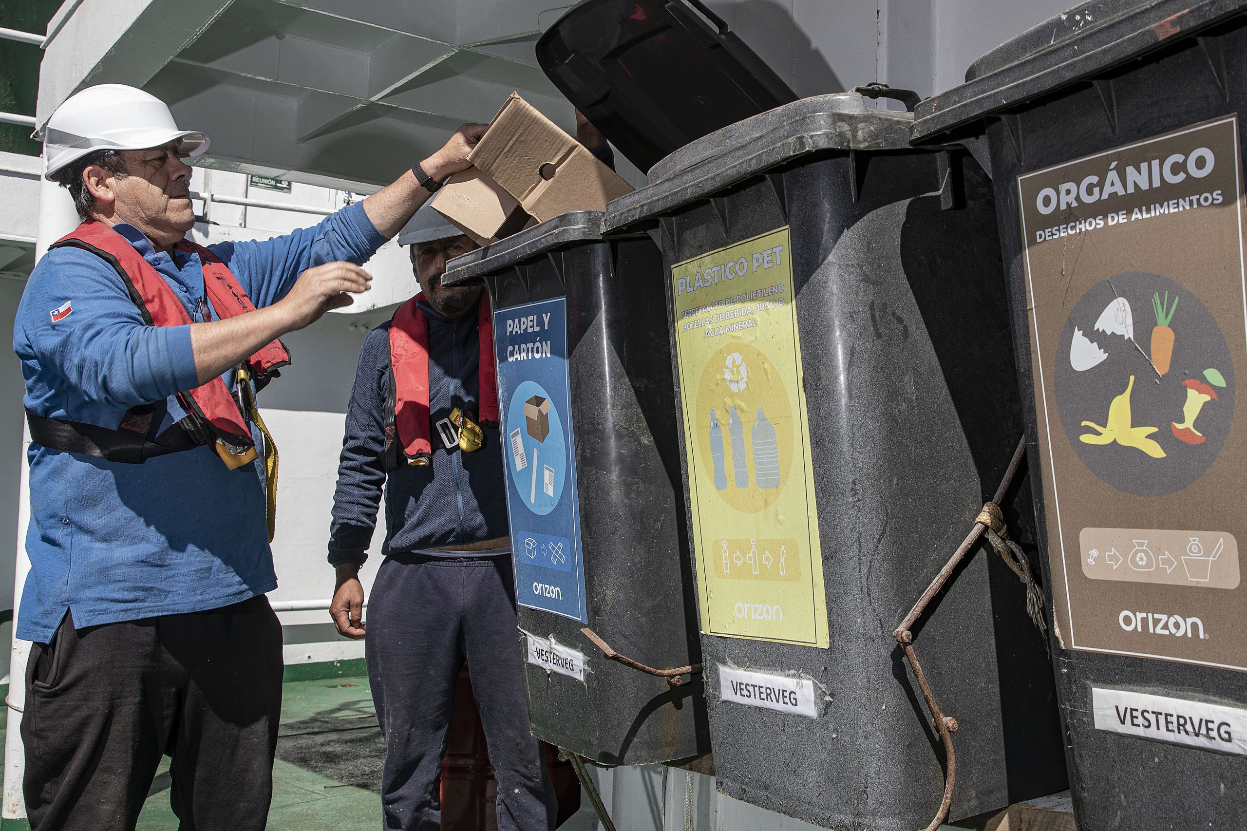 Orizon recibe Sello Azul por recuperar más del 40% de los residuos generados en sus embarcaciones