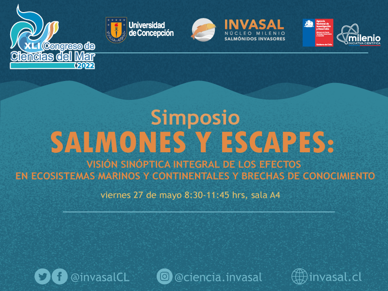 Simposio del Congreso de Ciencias del Mar tratará sobre escape de salmónidos