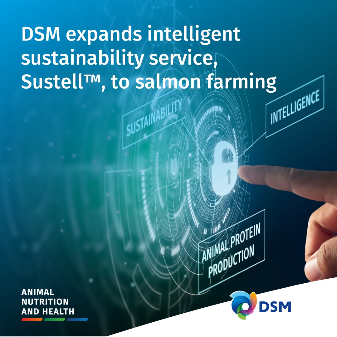 DSM amplía servicio de sostenibilidad inteligente, Sustell™, al cultivo de salmón