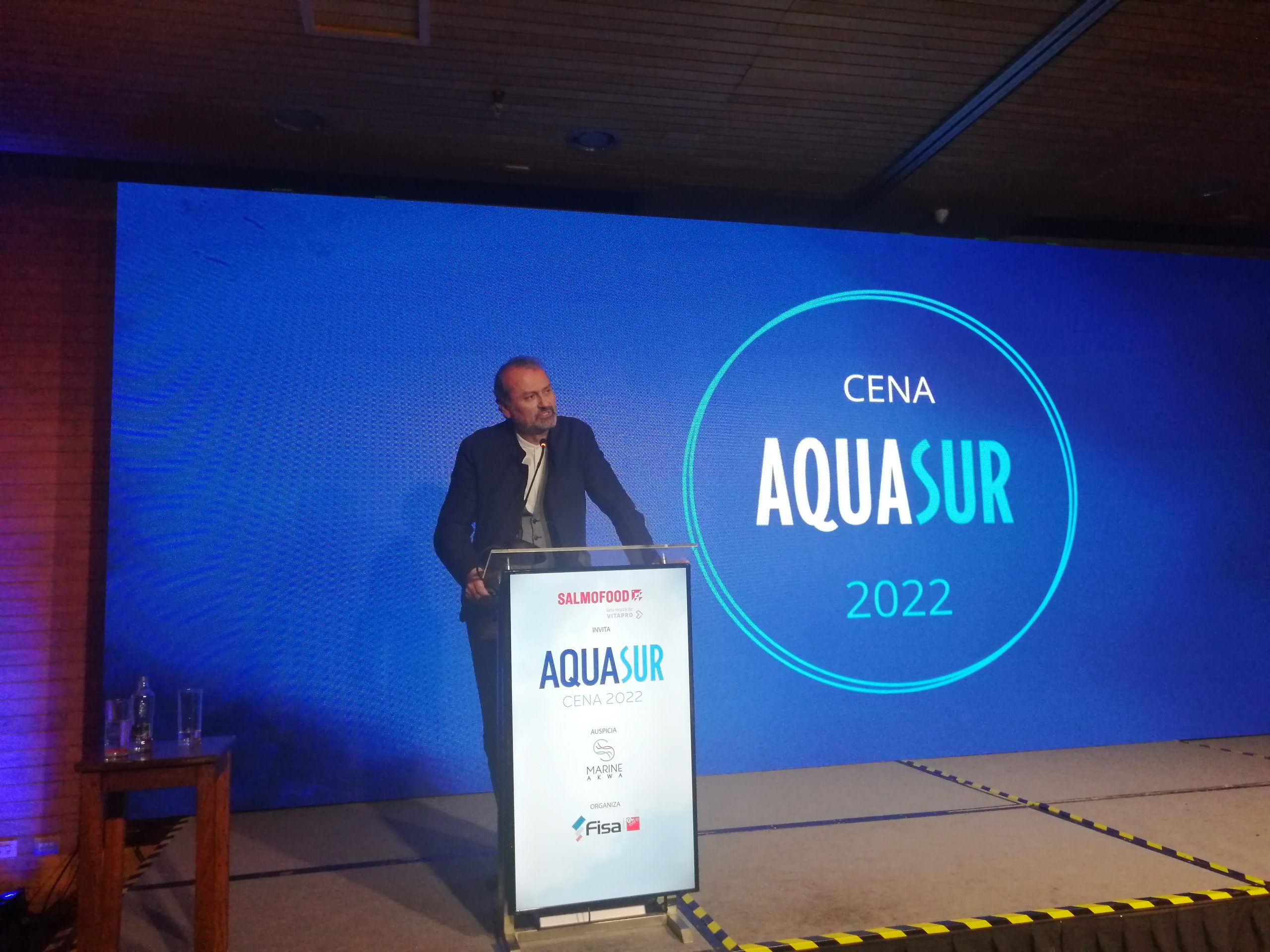 [LA + LEÍDA EL VIERNES] Cena AquaSur: Cerca de 400 personas participaron del encuentro de las empresas productoras