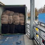 22 toneladas de redes de salmonicultura: Llega primer contenedor de redes para reciclaje a Eslovenia