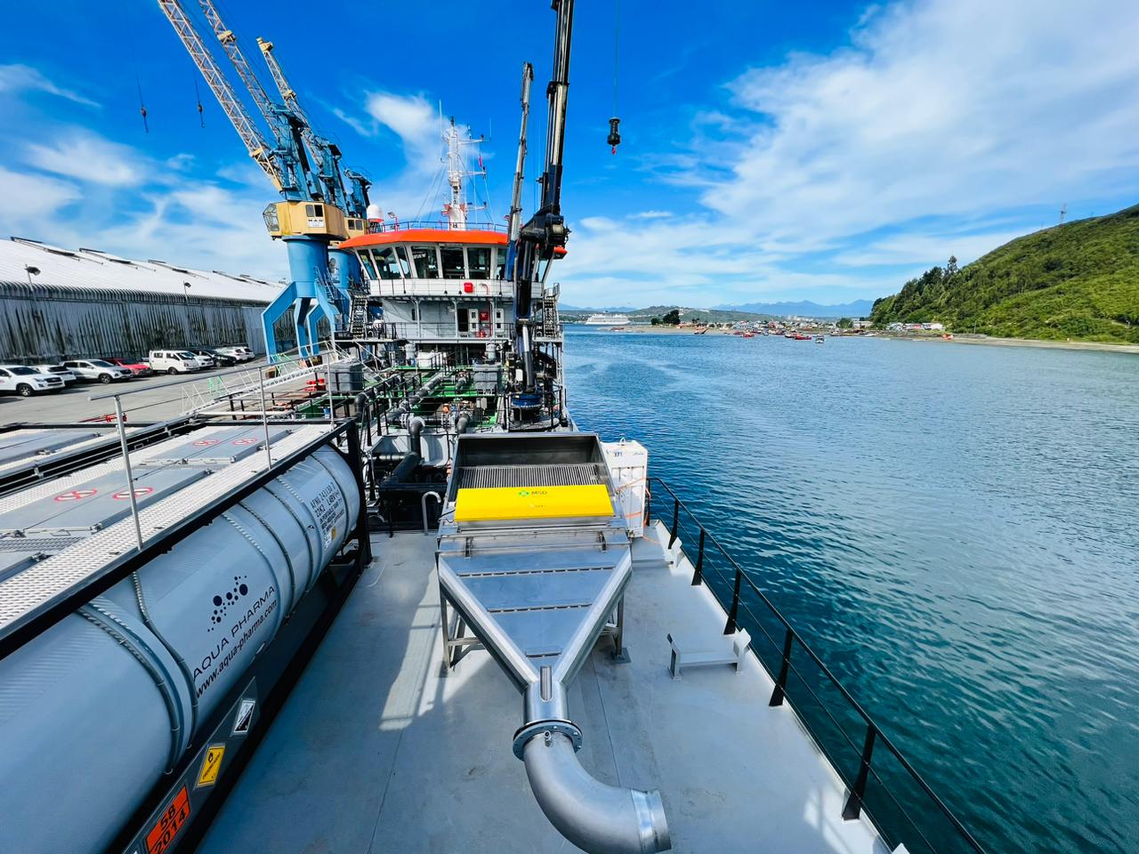 MSD Salud Animal instala contador de peces de alta precisión en wellboat que operará en industria salmonera