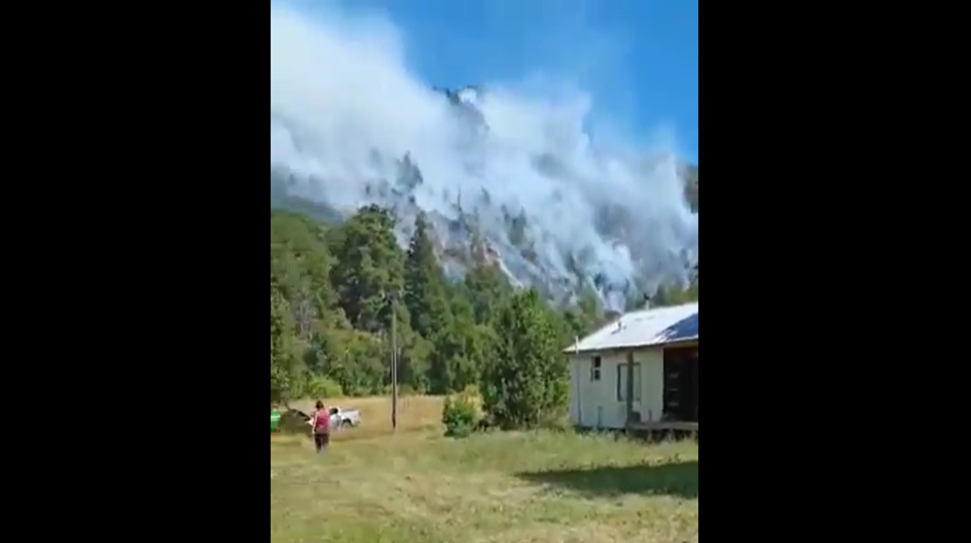 Incendios Forestales: Senapred declara Alerta Roja para la comuna de Palena