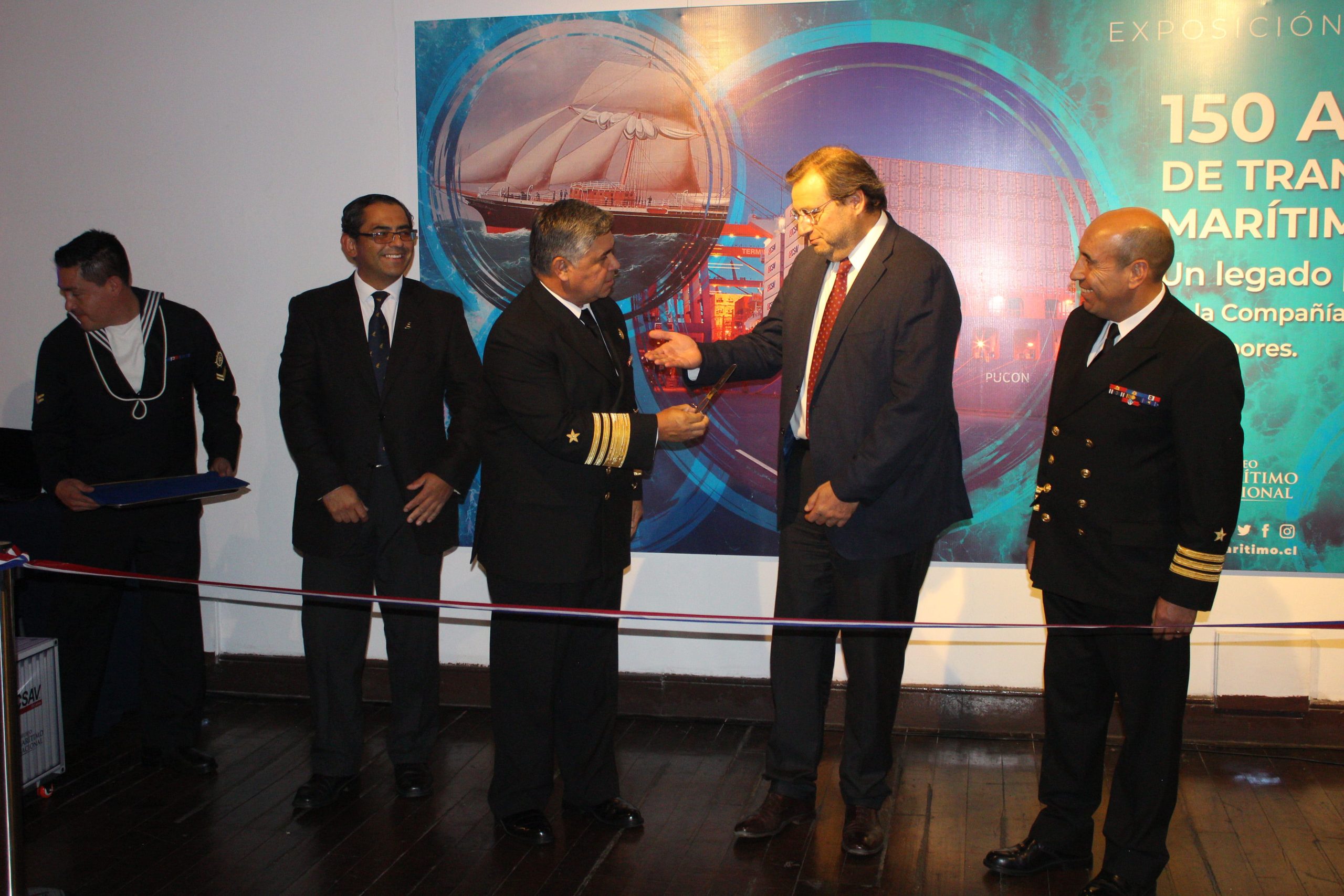 Museo Marítimo Nacional inauguró exposición sobre los 150 años de transporte marítimo