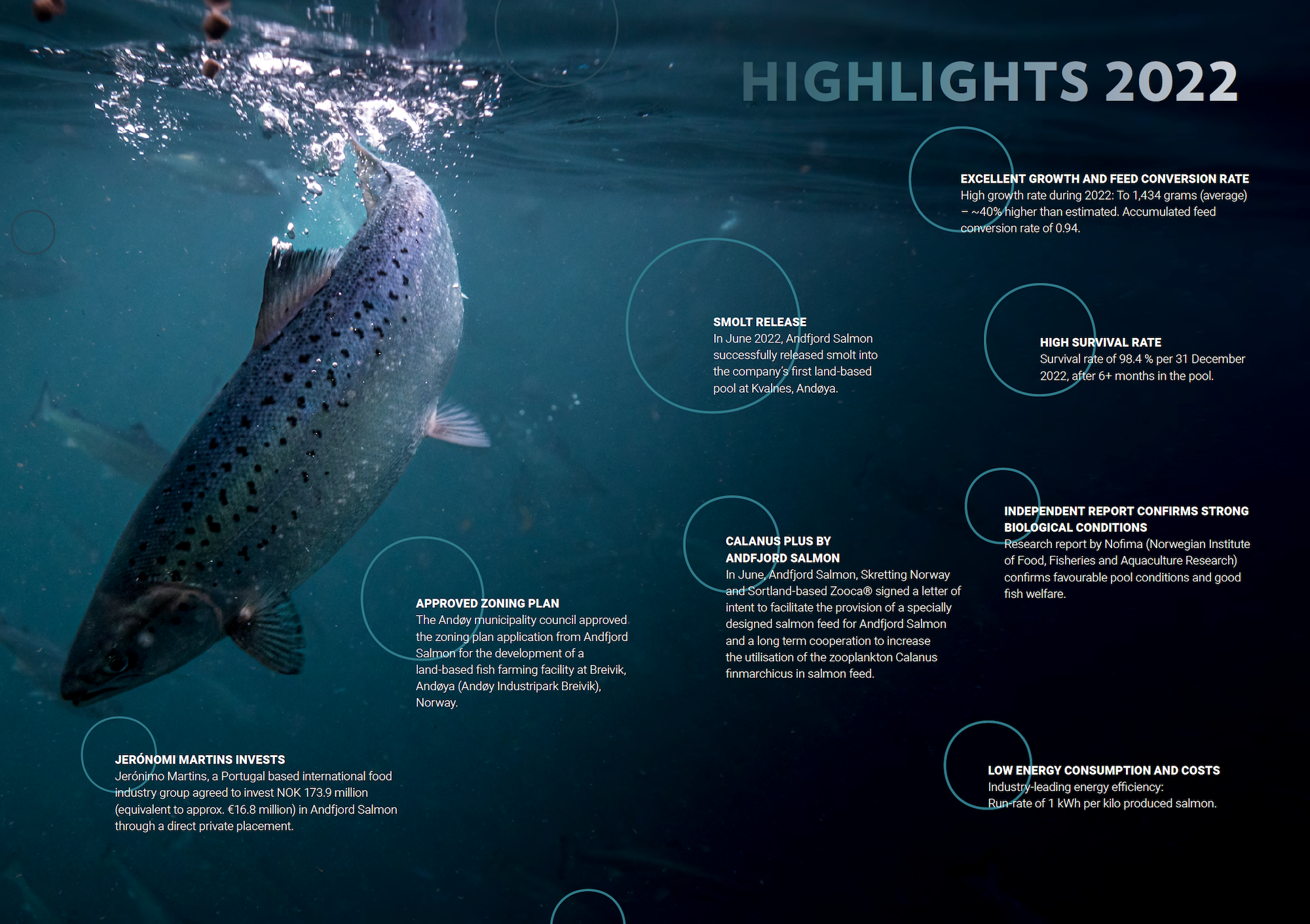 Andfjord Salmon AS dio a conocer su informe anual 2022