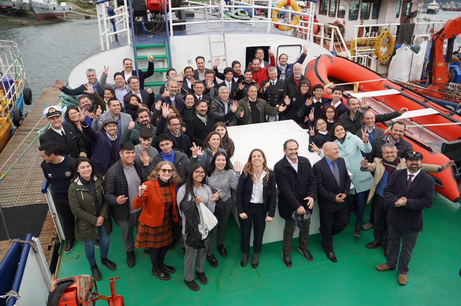 Patagonia Wellboat participa de la reinauguración del Buque Escuela Capitán Williams