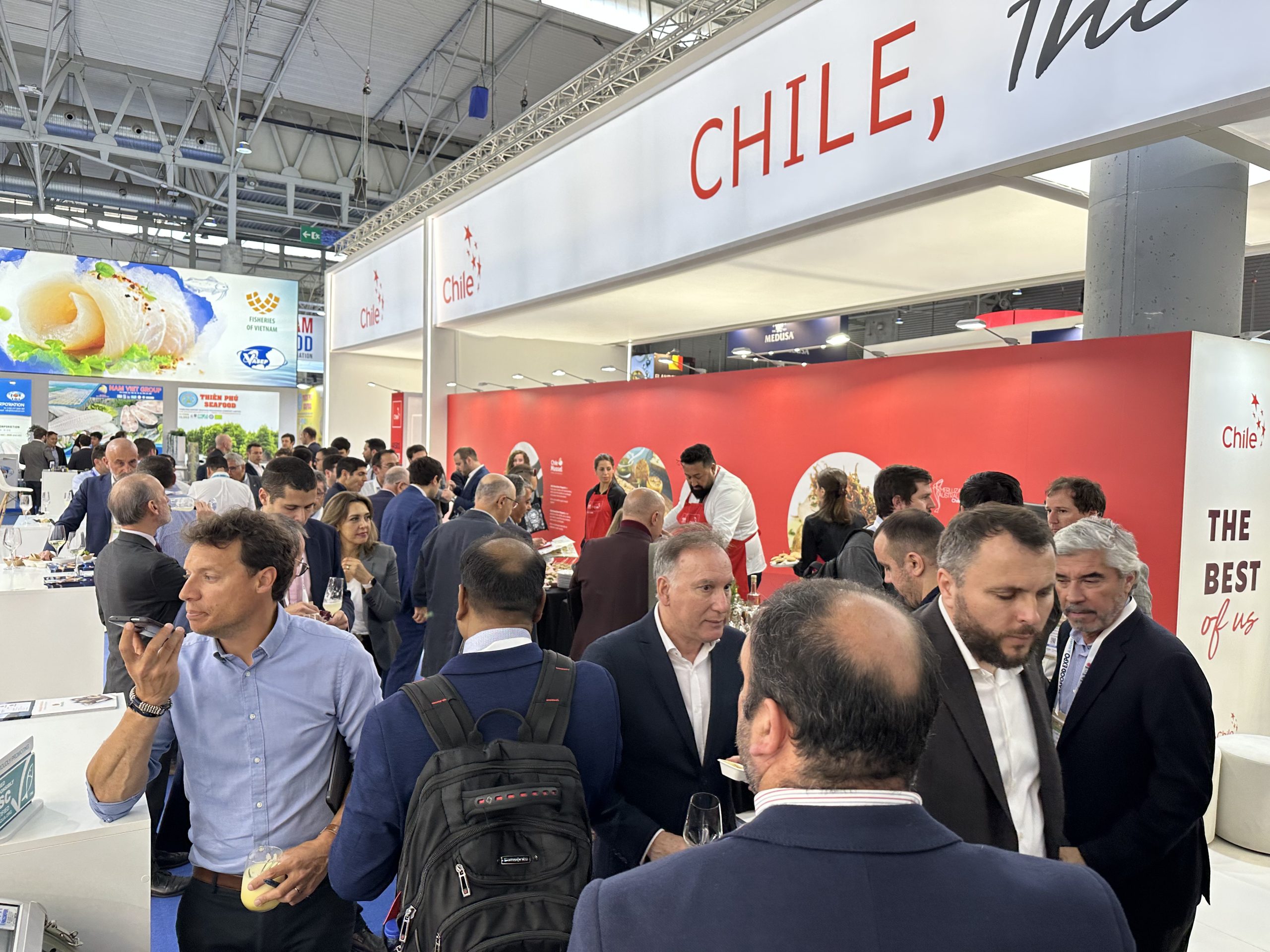 Productos del mar chilenos destacan en nueva versión de Seafood Expo Global Barcelona 2023