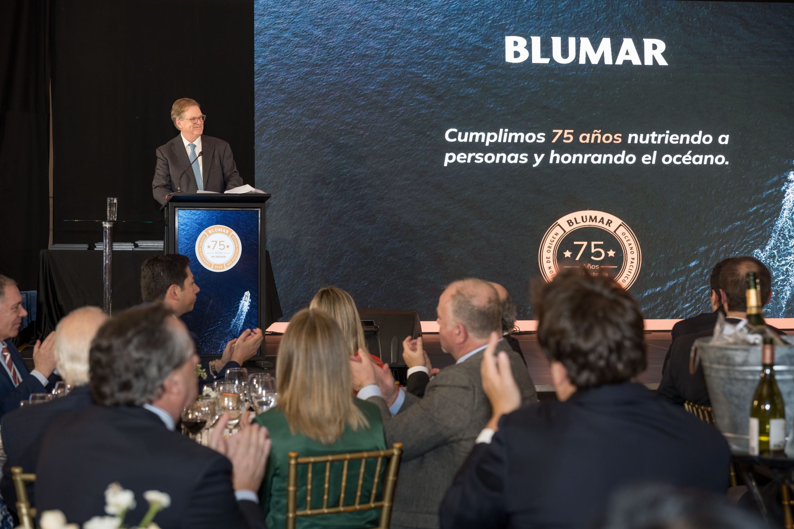 SalmonChile felicita a Blumar en su 75° aniversario por su aporte a la acuicultura y pesca nacional