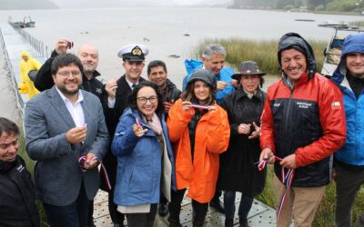 Con apoyo de Australis: Inauguran primer muelle a cargo de sindicato de pescadores en Chacabuco
