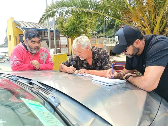 Ferepa Biobío realiza catastro en Caleta Lirquén de pescadores artesanales damnificados por incendio